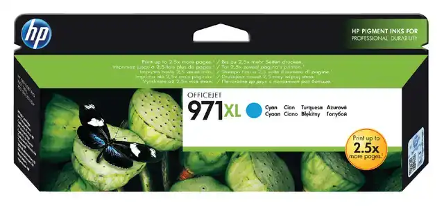 INKTCARTRIDGE HP CN626AE 971XL BLAUW