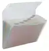 SORTEERMAP REXEL ICE 6TAB TRANSPARANT