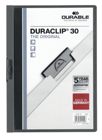 KLEMMAP DURABLE DURACLIP A4 3MM 30V DGS