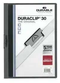 KLEMMAP DURABLE DURACLIP A4 3MM 30V DGS