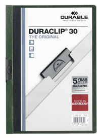 KLEMMAP DURABLE DURACLIP A4 3MM 30V DGN
