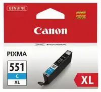 INKTCARTRIDGE CANON CLI-551XL BLAUW