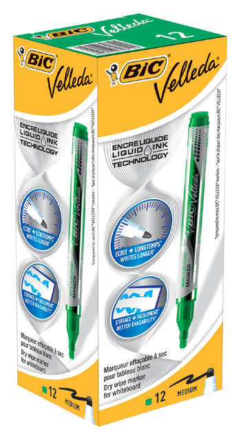 WHITEBOARDMARKER BIC LIQUID ROND M