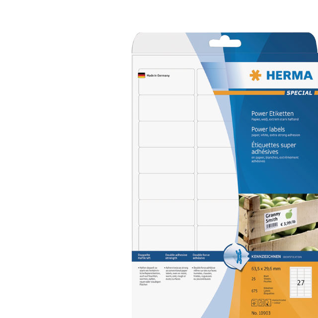 ETIKET HERMA POWER 10903 63.5X29.6MM