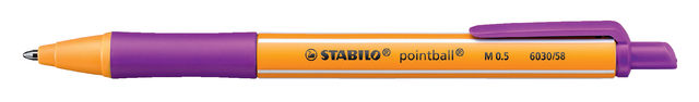 BALPEN STABILO POINTBALL 6030/58 M LILA