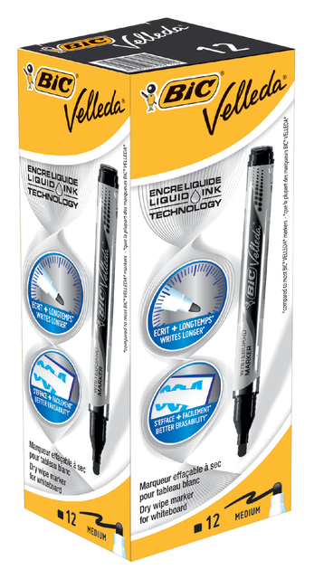 WHITEBOARDMARKER BIC LIQUID ROND M