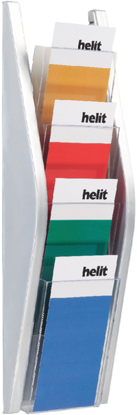 FOLDERHOUDER HELIT WAND 4X 1 3 A4