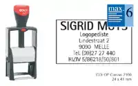 TEKSTSTEMPEL COLOP HEAVY DUTY 2100