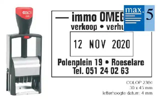 STEMPEL COLOP HEAVY DUTY 2360
