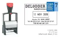 WOORD-DATUMSTEMPEL COLOP S2660 CLAS