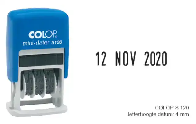 DATUMSTEMPEL COLOP S120F MINI-DATER 4MM