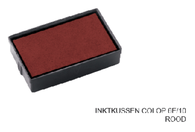 STEMPELKUSSEN COLOP E10 ROOD