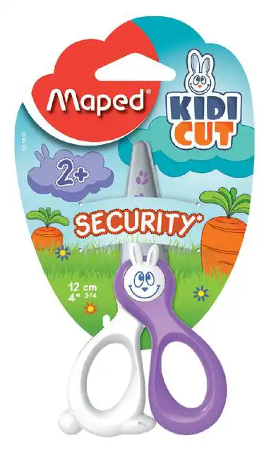 KINDERSCHAAR MAPED KIDICUT 12CM ASSORTI