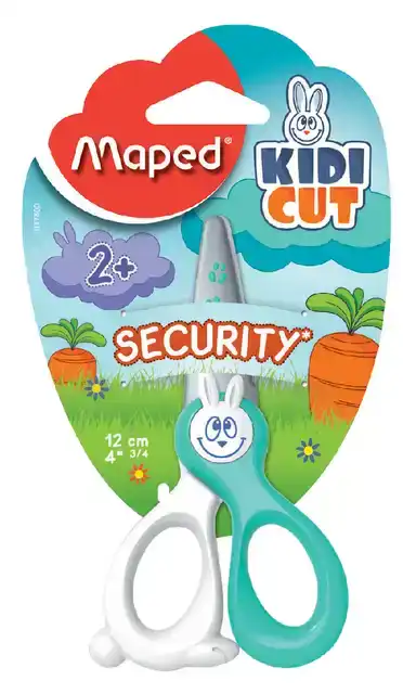 KINDERSCHAAR MAPED KIDICUT 12CM ASSORTI
