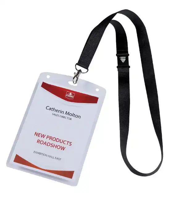 BADGE AVERY 4834 A6 + INSTEEKKAARTEN +