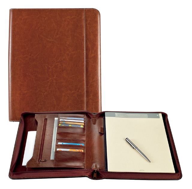 SCHRIJFMAP BREPOLS PALERMO LUXE A4 MET