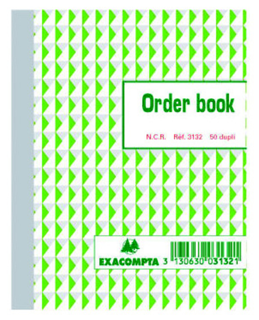 ORDERBOEK EXACOMPTA 135X105MM 50X2VEL