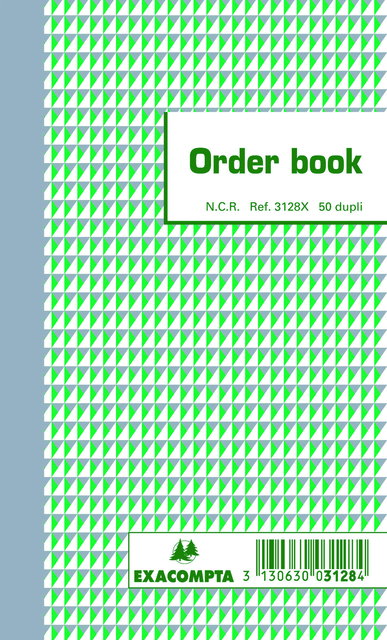 ORDERBOEK EXACOMPTA 175X105MM 50X2VEL