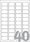 ETIKET AVERY J8654-25 45.7X25.4MM WIT