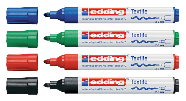 TEXTIELMARKER EDDING 4500 ROND 2-3MM