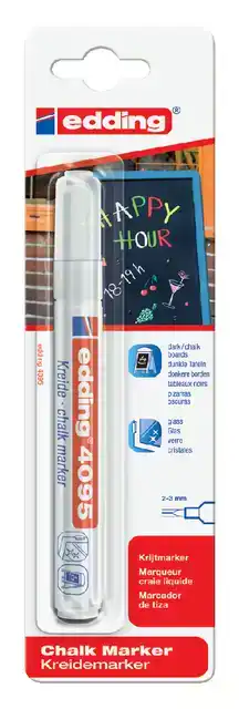 KRIJTSTIFT EDDING 4095 ROND 2-3MM WIT