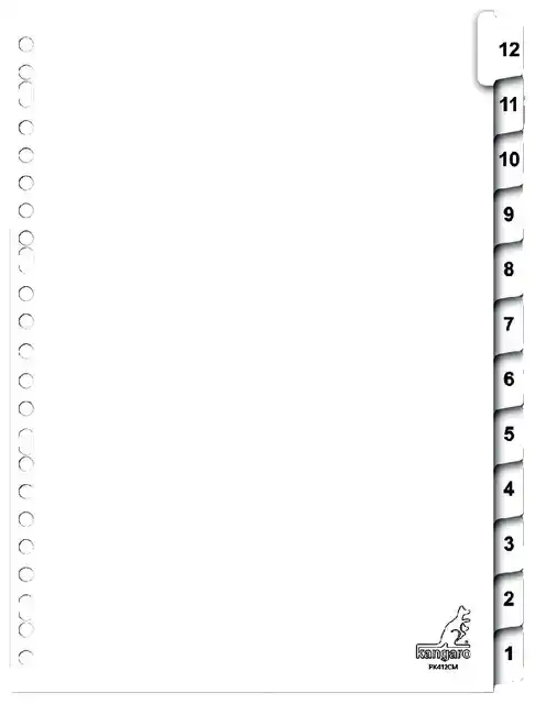 TABBLAD KANGARO 23R PK412CM 1 12