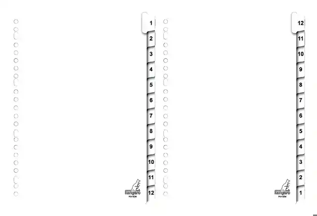 TABBLAD KANGARO 23R PK412CM 1 12