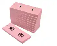 NUMMERBLOK 42X105MM NUMMERING 1 1000