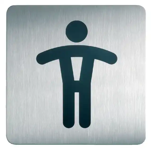INFOBORD PICTOGRAM DURABLE VIERKANT WC