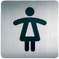 INFOBORD PICTOGRAM DURABLE VIERKANT WC