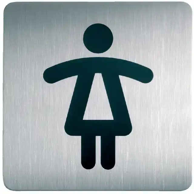 INFOBORD PICTOGRAM DURABLE VIERKANT WC