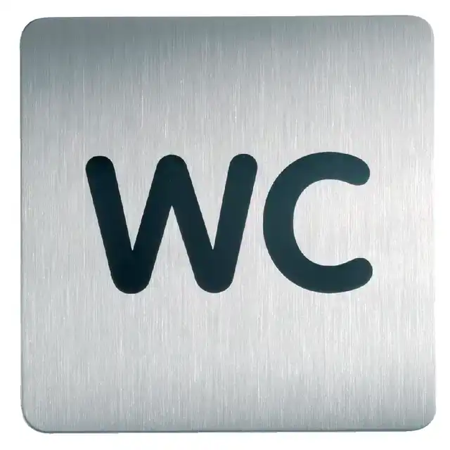INFOBORD PICTOGRAM DURABLE VIERKANT WC