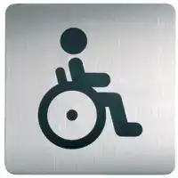 INFOBORD PICTOGRAM DURABLE VIERKANT WC