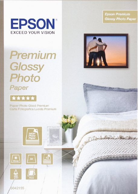 INKJETPAPIER EPSON S042155 A4 255GR