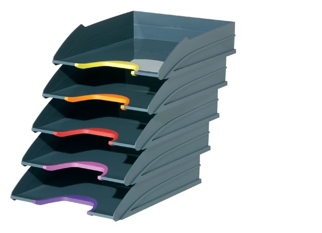 BRIEVENBAK DURABLE VARICOLOR 5 STUKS