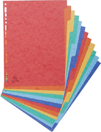TABBLADEN EXACOMPTA 225X297MM 11GAATS