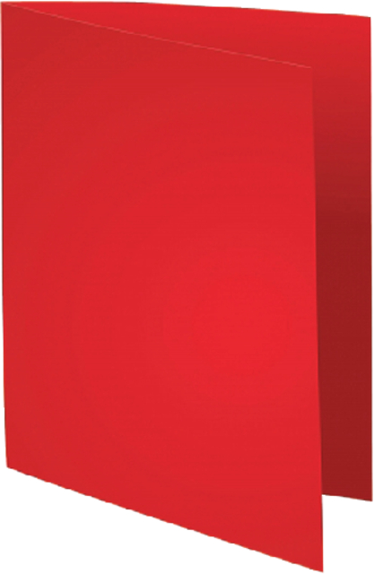 VOUWMAP EXACOMPTA FOREVER A4 170GR ROOD