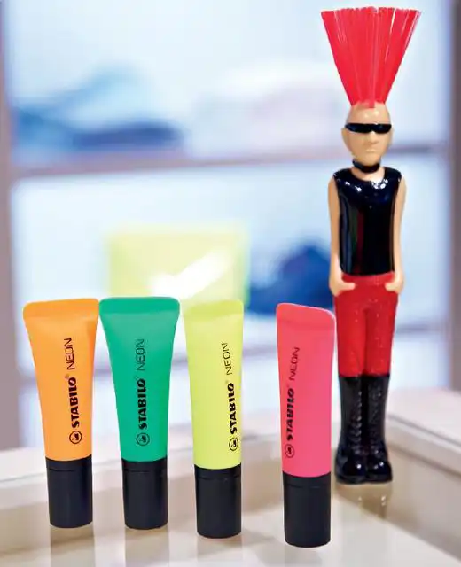 MARKEERSTIFT STABILO 72/24 NEON GEEL