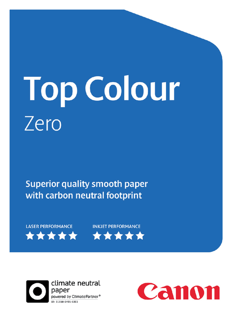 LASERPAPIER TOP COLOUR ZERO A4 160GR