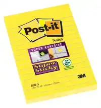 MEMOBLOK POST-IT 660 SUPER STICKY