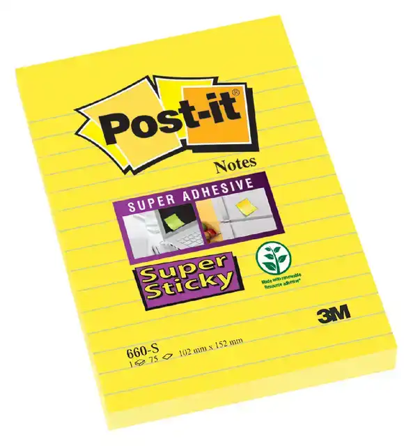 MEMOBLOK POST-IT 660 SUPER STICKY