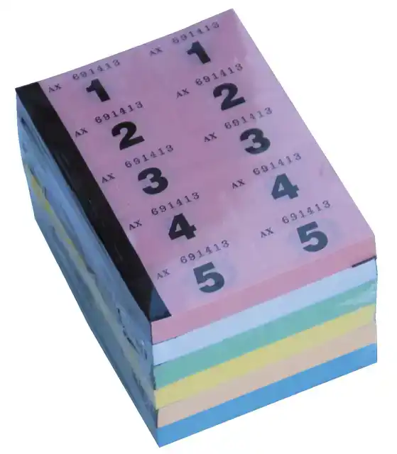 NUMMERBLOK COMBICRAFT 1 1000 ASSORTI 6