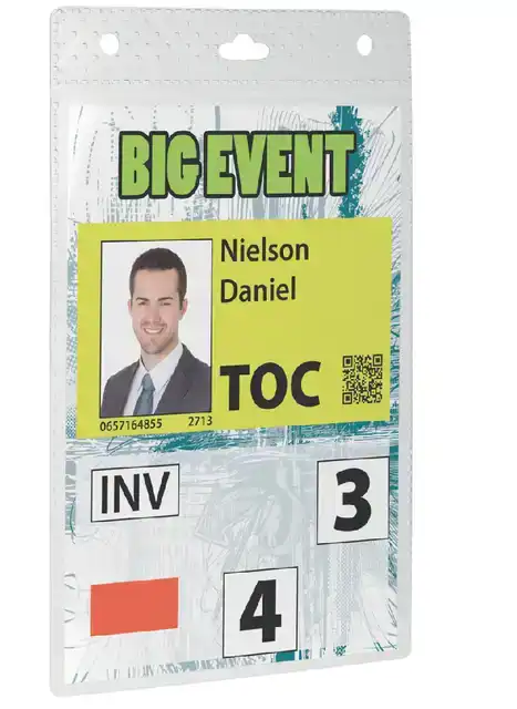 BADGE DURABLE EVENEMENTEN A6 ZONDER