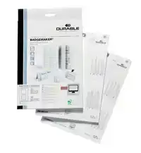 BADGEKAART DURABLE 1420 BEDRUKBAAR A6