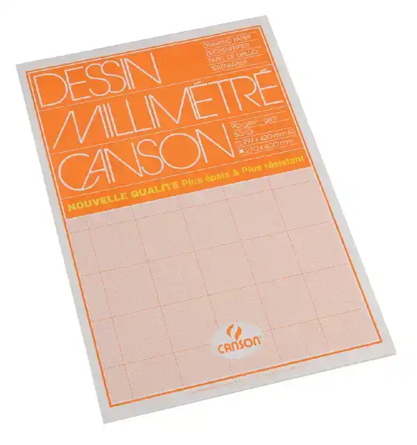 MILLIMETERPAPIER CANSON BRUINGEEL