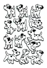 ETIKET HERMA 6661 DALMATIÃ«RS FOAM