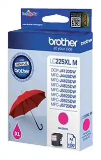 INKTCARTRIDGE BROTHER LC-225XLM ROOD