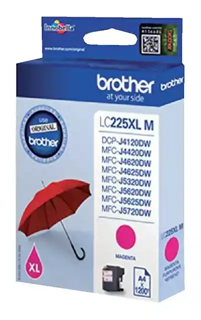 INKTCARTRIDGE BROTHER LC-225XLM ROOD