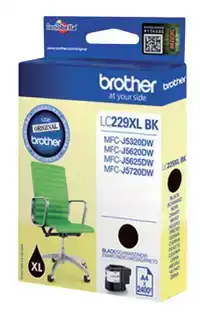 INKTCARTRIDGE BROTHER LC-229XLBK ZWART