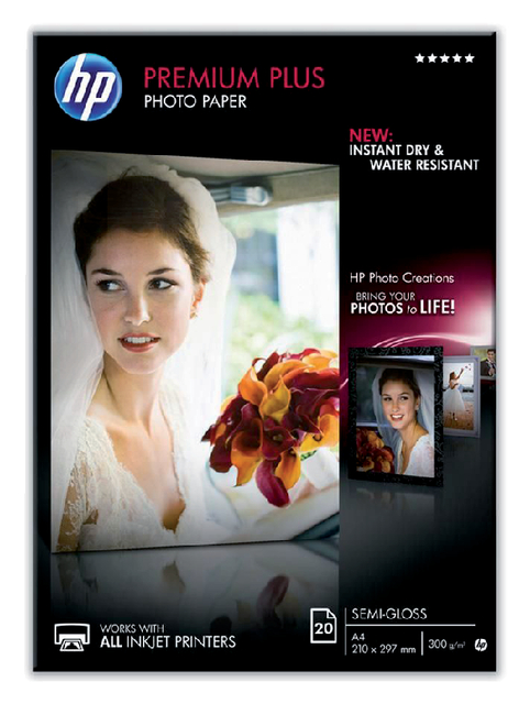 INKJETPAPIER HP CR673A A4 300GR SEMI